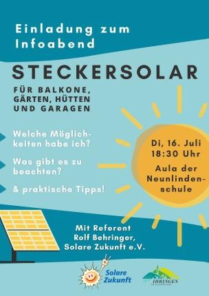 Plakat Steckersolar